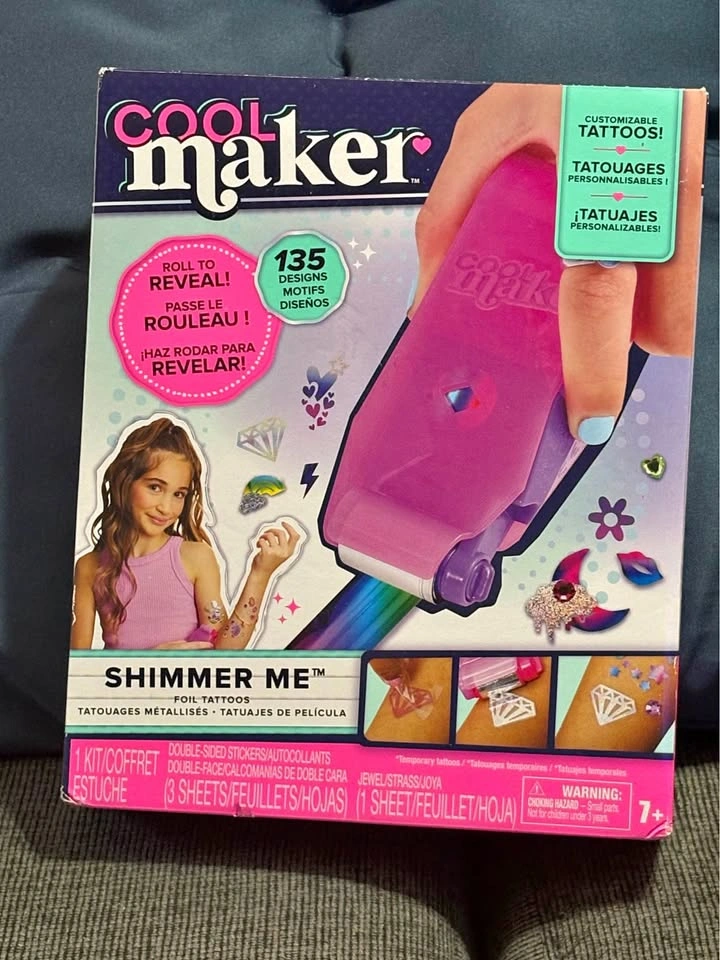 Glitter and Shimmer Temporary Tattoo Maker