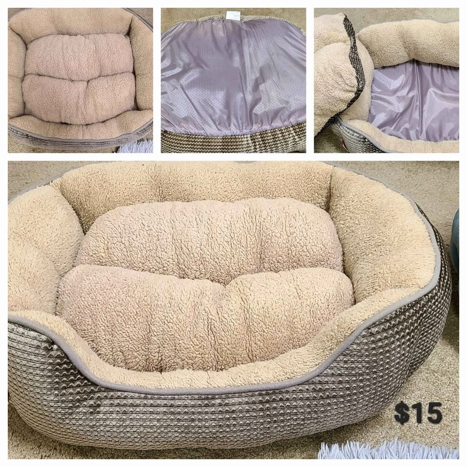 2 Cat Beds + Soft Pet Rug – Like New / Clean - photo 2