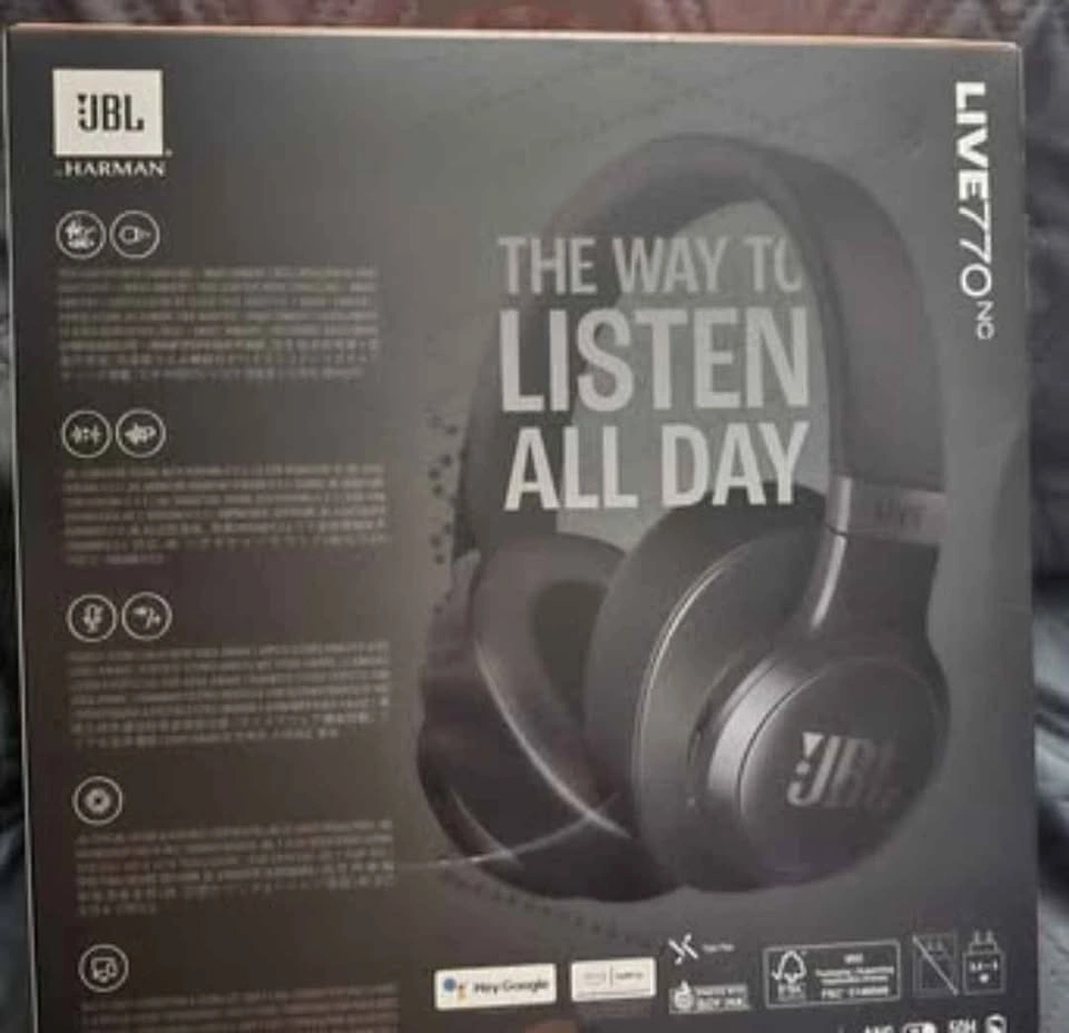 JBL LIVE 770 NC Wireless Headphones Brand New Boxed - photo 2