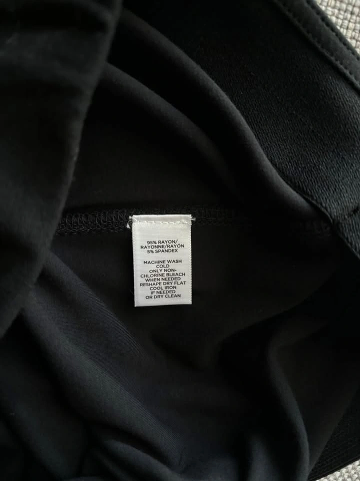 ANN TAYLOR LOFT Women's Black Pull-on Skirt Stretch Knit - SP⚽️ - photo 5