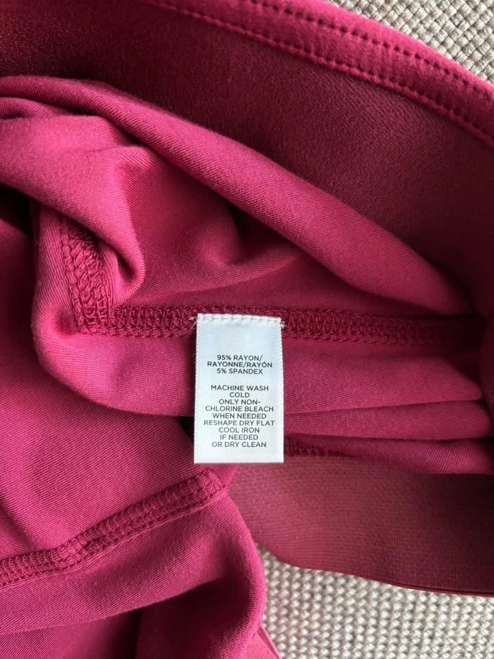 ANN TAYLOR LOFT Women's Pink Pull-on Skirt Stretch Knit - SP ⚽️ - photo 4