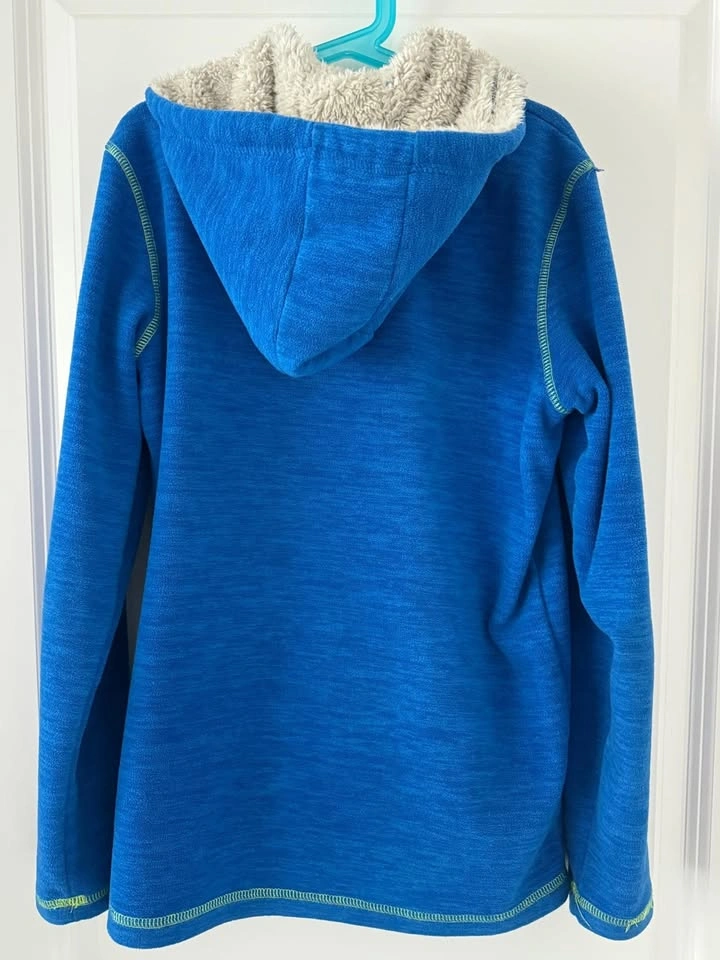 Mountain Warehouse Boy's Blue Fleece Hoodie ~ ⚽️ - photo 3