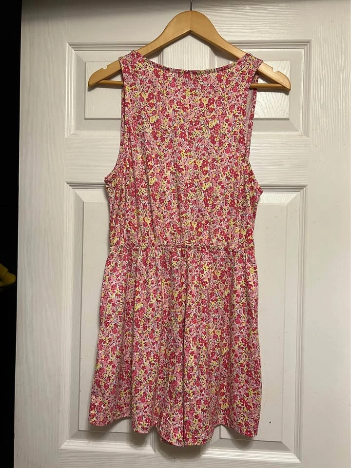 ⚽ Pink Floral Romper - photo 2