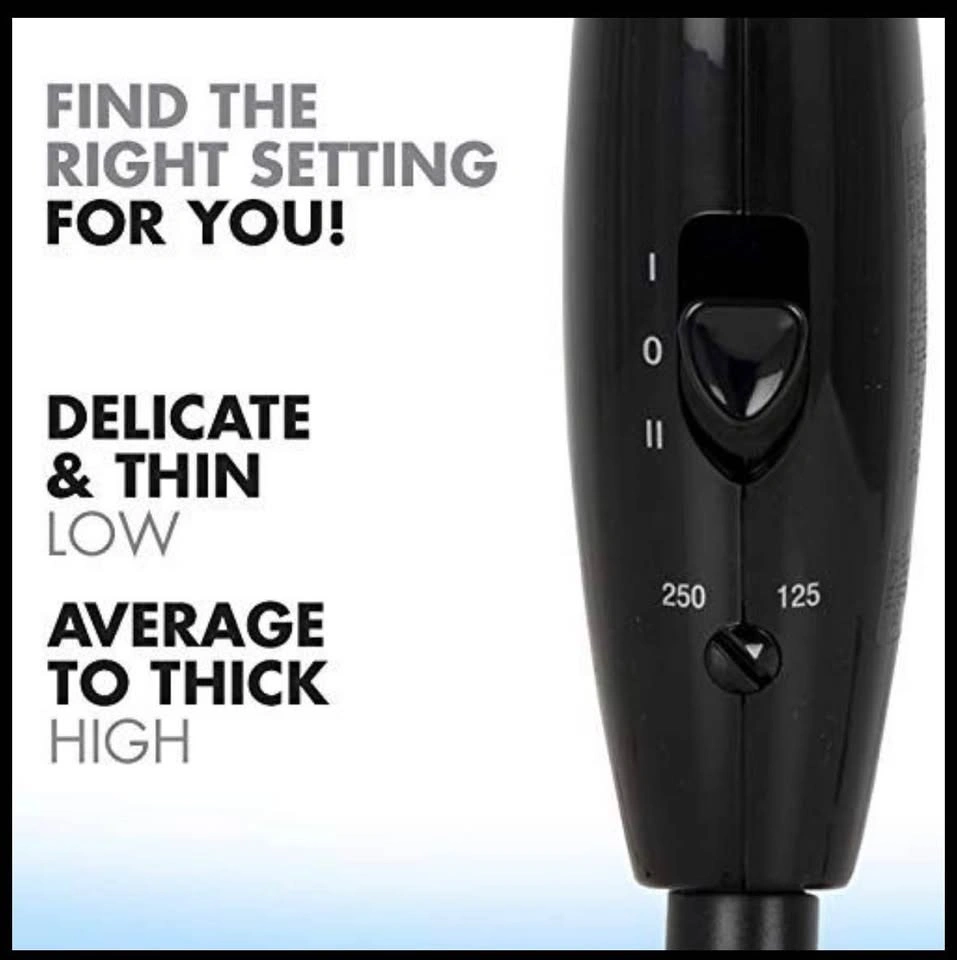 Conair Travel Hair Dryer with Folding Handle - photo 3