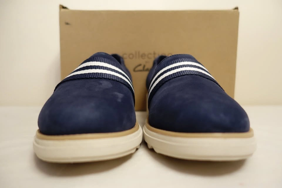 New Unworn Clarks Womens Size 9.5M Sharon Bay Blue Suede Loafer - photo 3