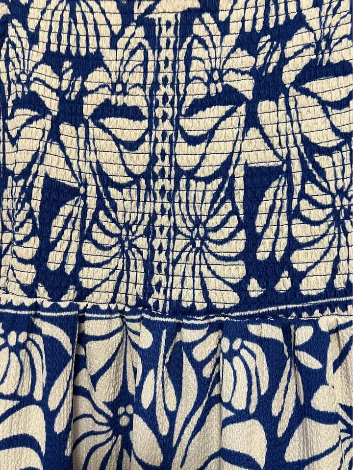 ⚽ Blue Floral dress - photo 4