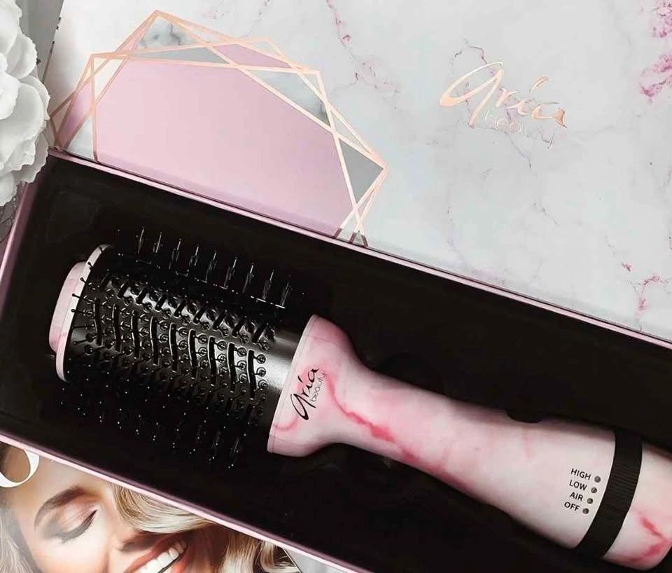 Aria Pink Marble Blow-dry brush - photo 3