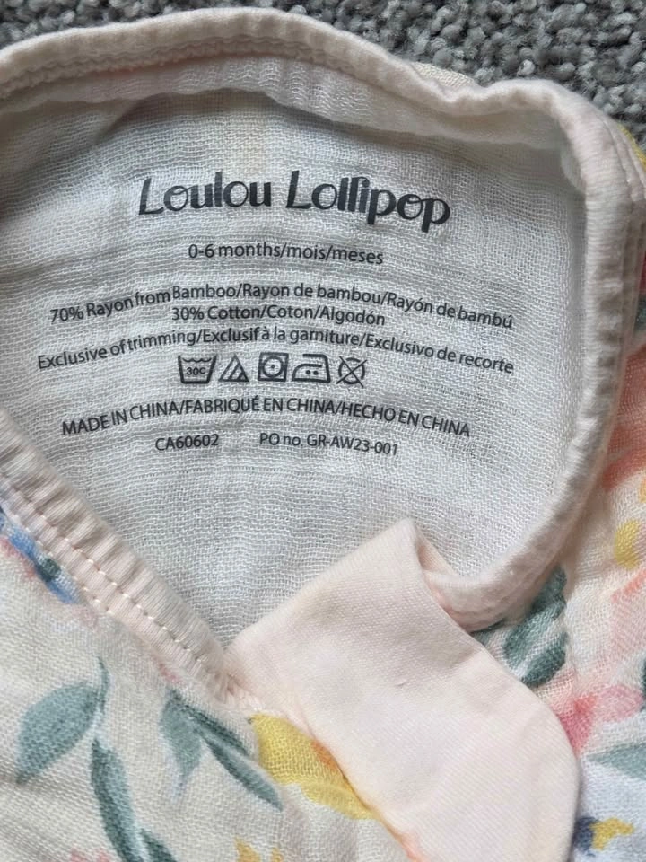 Loulou lollipop muslin sleepsack 0.5 tog - photo 2