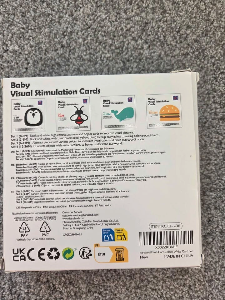 Baby Visual Simulation Card (4 packs 0-36 months) - photo 5