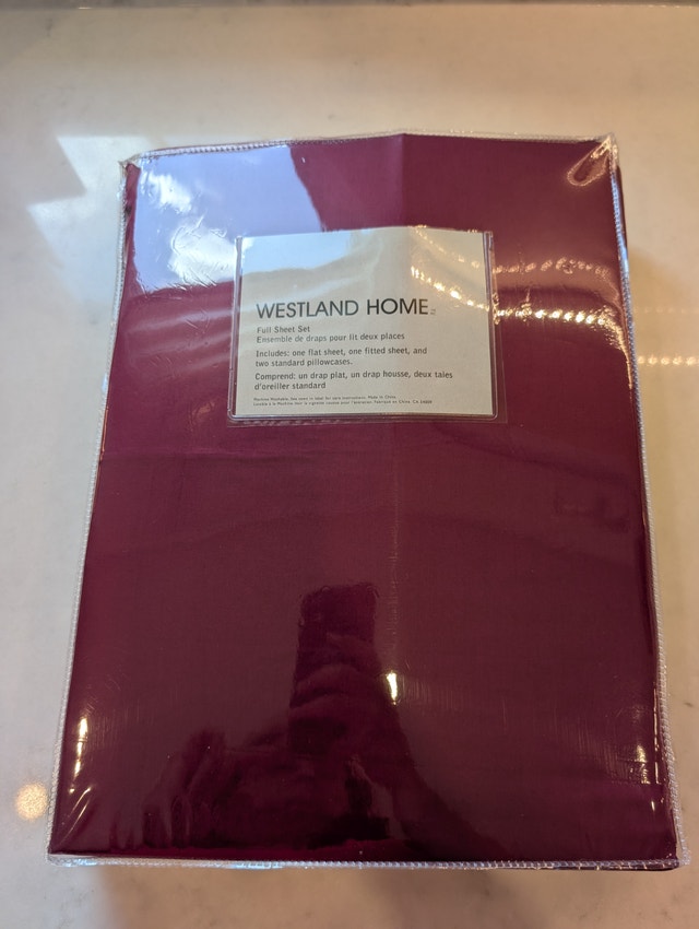 New Westland Home Full Sheet Set, 400 Thred Count, 100% Cotton - photo 2
