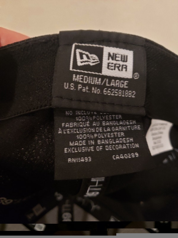New Era brand new Black and white baseball cap hat - photo 5