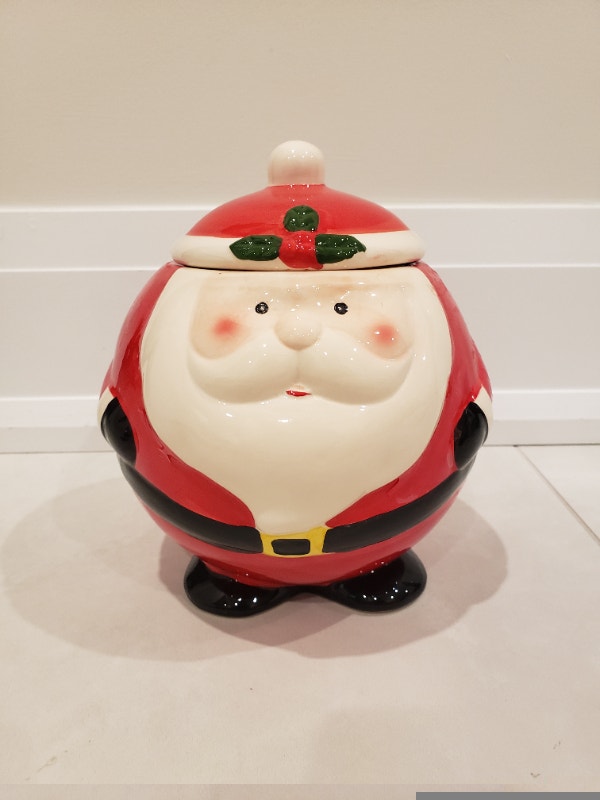 Holiday Collection Holiday Santa Cookie Jar - photo 4