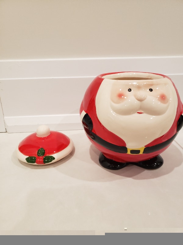 Holiday Collection Holiday Santa Cookie Jar - photo 5