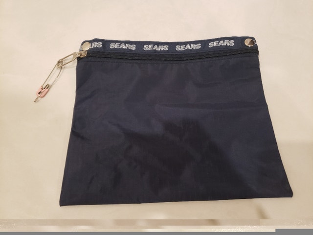 Sears blue and white vintage pouches - photo 2