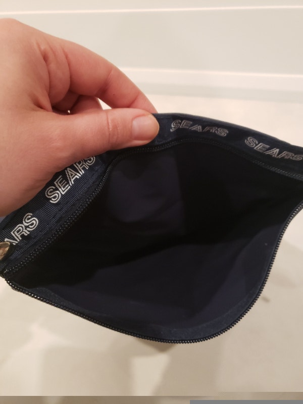 Sears blue and white vintage pouches - photo 3