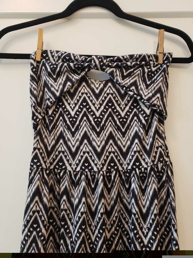 Ardene women's size small black and white women's maxi dress - photo 3