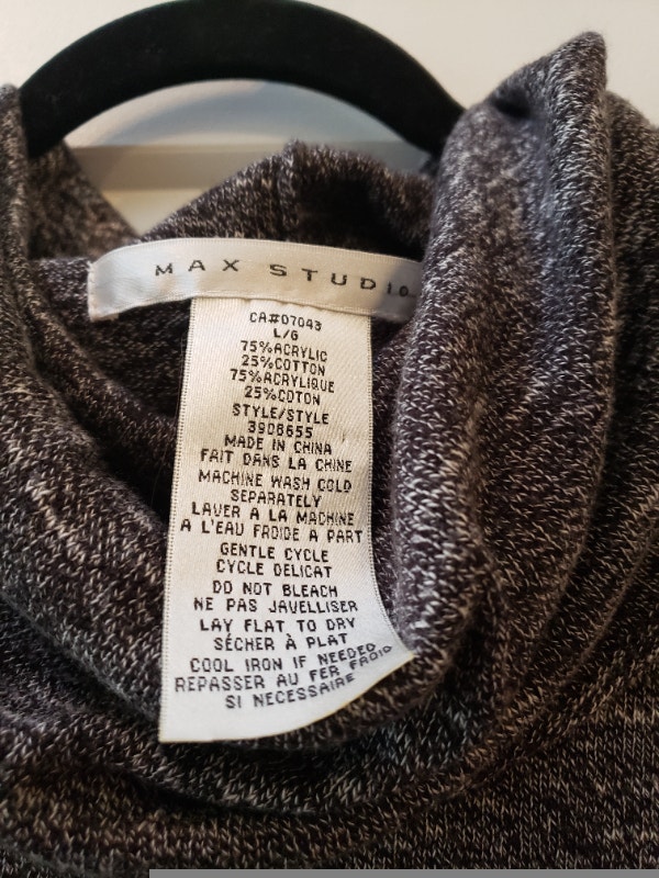 Max Studio Women's Size Large Grey Dress with cowl neck - photo 4