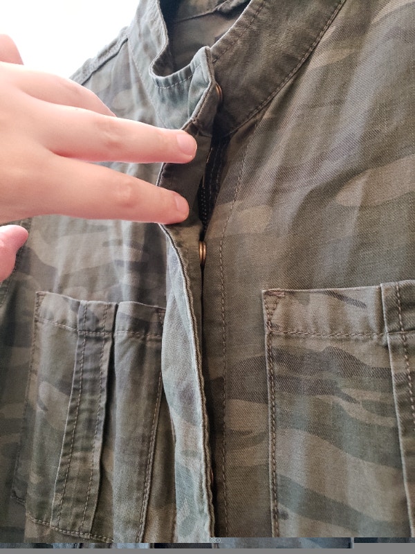 Sanctuary Women's Size Petite Medium Camouflage Jacket - photo 5