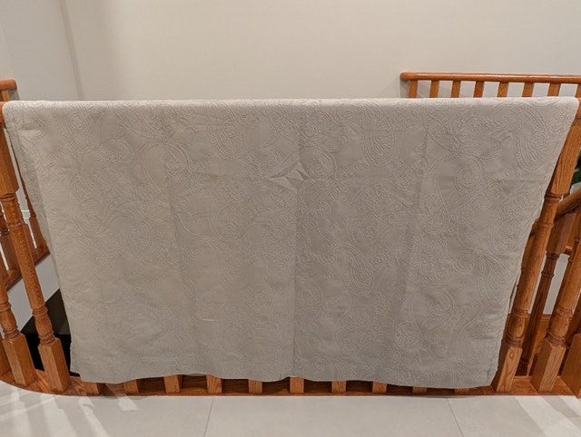 3 grey curtain panels. Each panel: 97 x 54 inch - photo 5