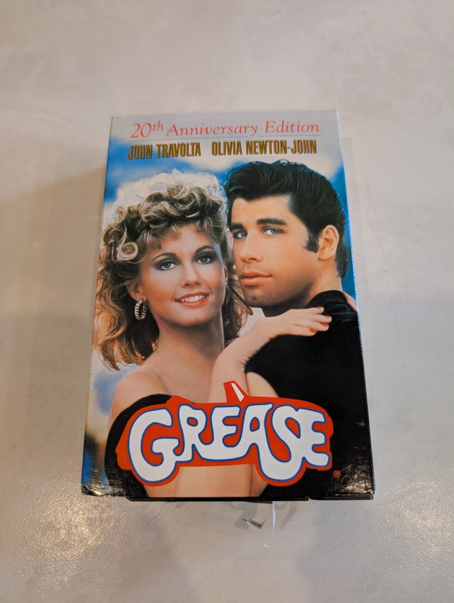 Grease (VHS, 1998, 20th Anniversary Edition) with Script