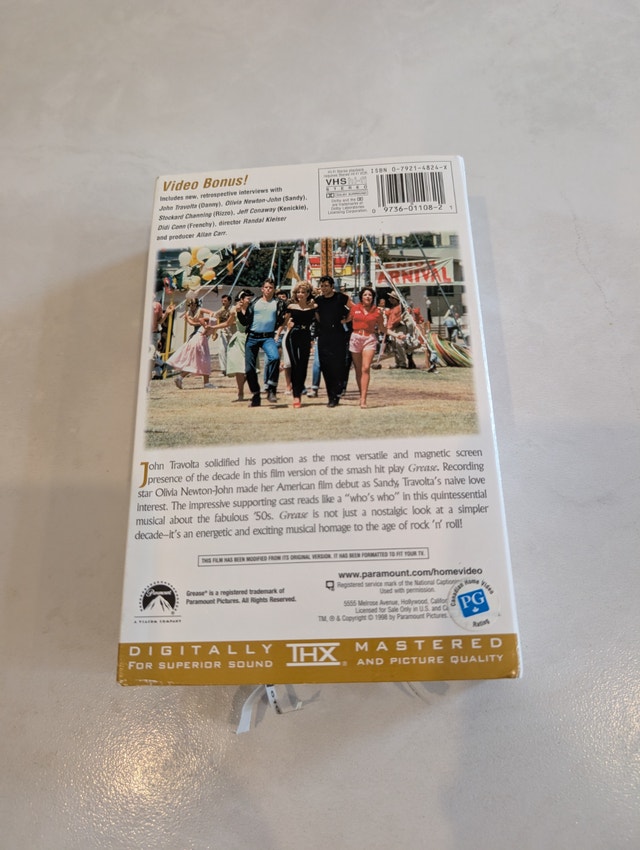 Grease (VHS, 1998, 20th Anniversary Edition) with Script - photo 3