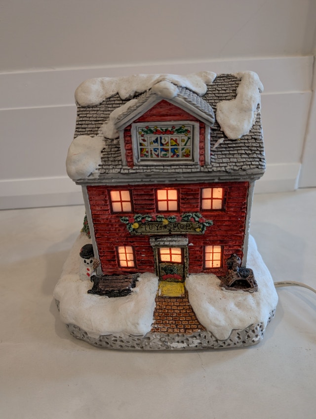 Colonial Village Christmas ToyShop By Colonial Candle