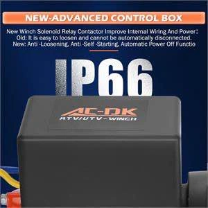 AC-DK 3500 LBS Electric Winch Wireless Remote - photo 3