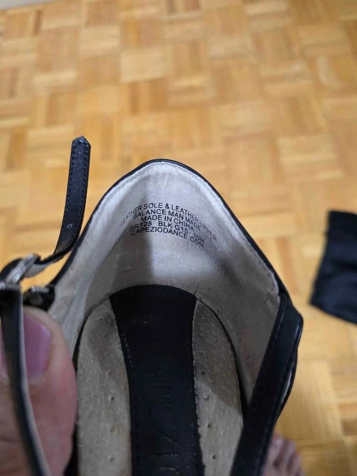 Capezio BR128 Alandra Latin T-Strap 2.5" Flared Heel Shoe - photo 4