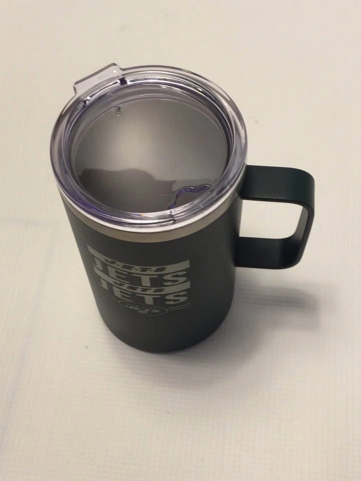 ⚽️NFL New York Jets 18 oz. Insulated Travel Mug, BRAND NEW - photo 2