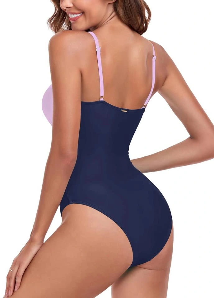 ⚽️ NWT RELLECIGA Color block cut-out one-piece swimsuit size S - photo 3