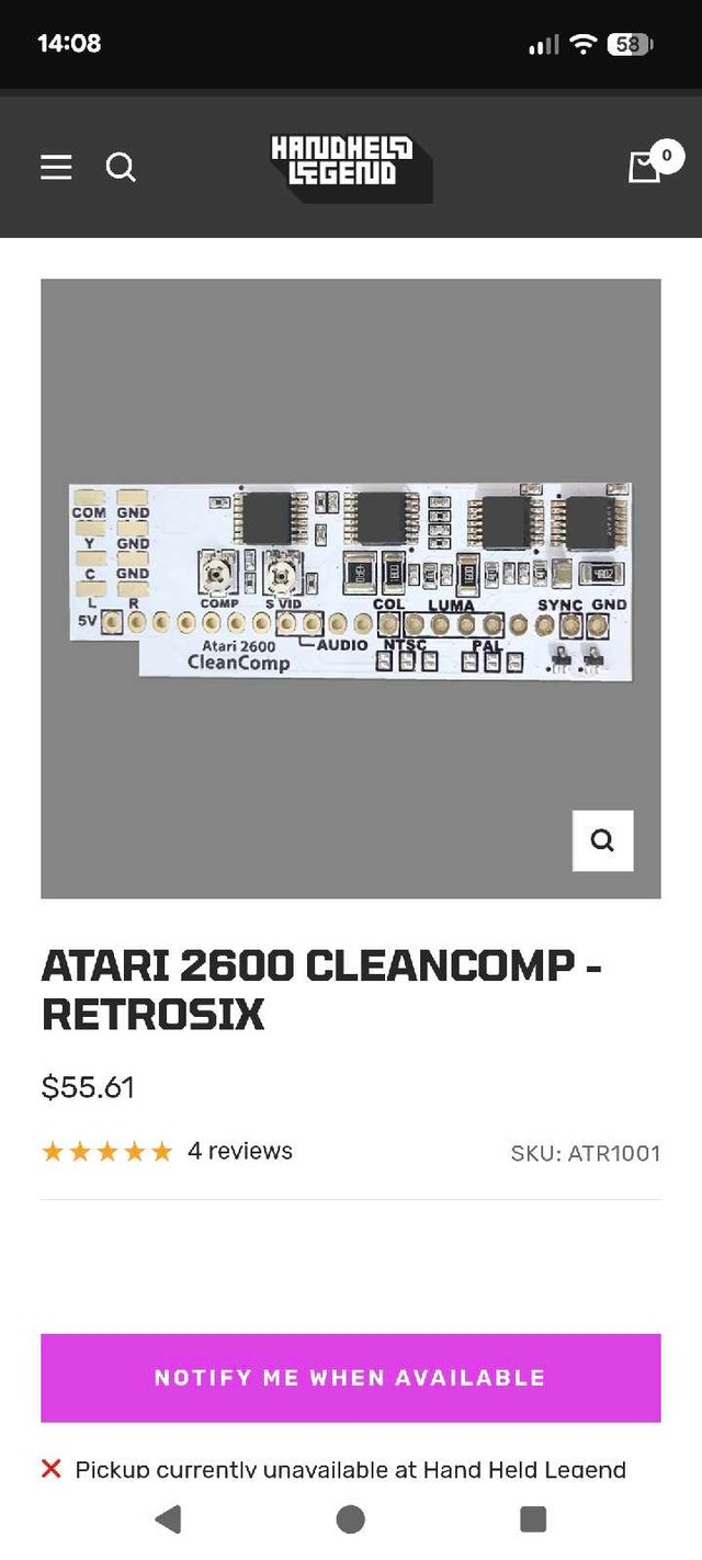 Atari 2600 6-Switch CleanComp Mod - photo 4