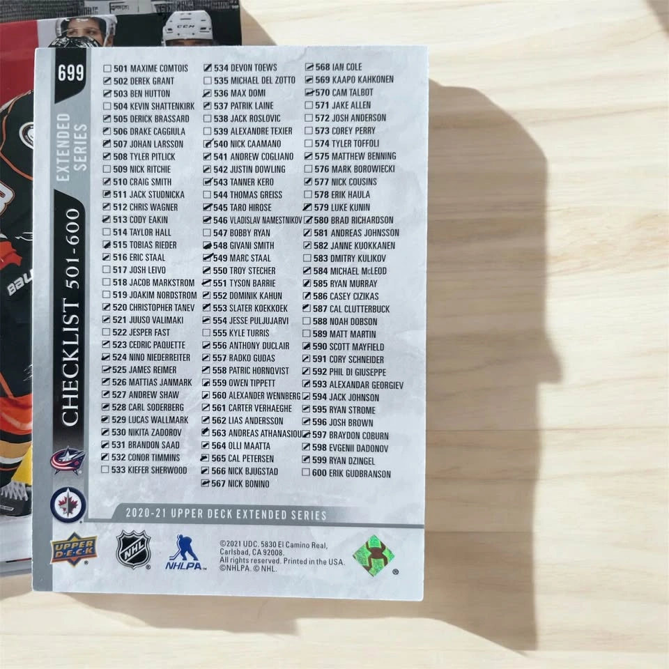 75 Upper Deck Hockey Extended Series Cards (2020-2021) - photo 2