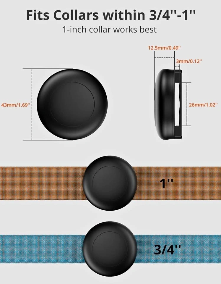 New metal AirTag holder for dog cat collar
