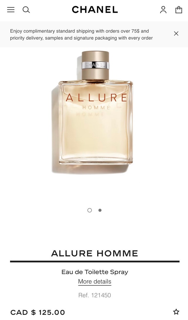 NEW - Chanel Allure Homme