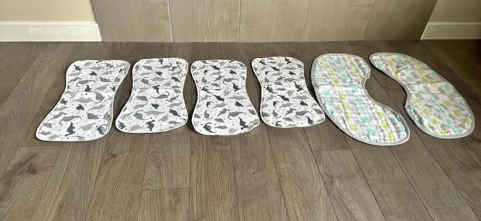 Brand new shoulder burp cloths