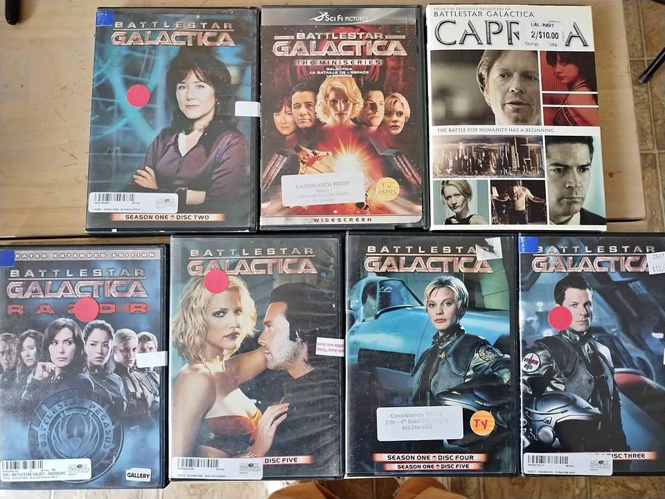 Battlestar Galactica DVDs
