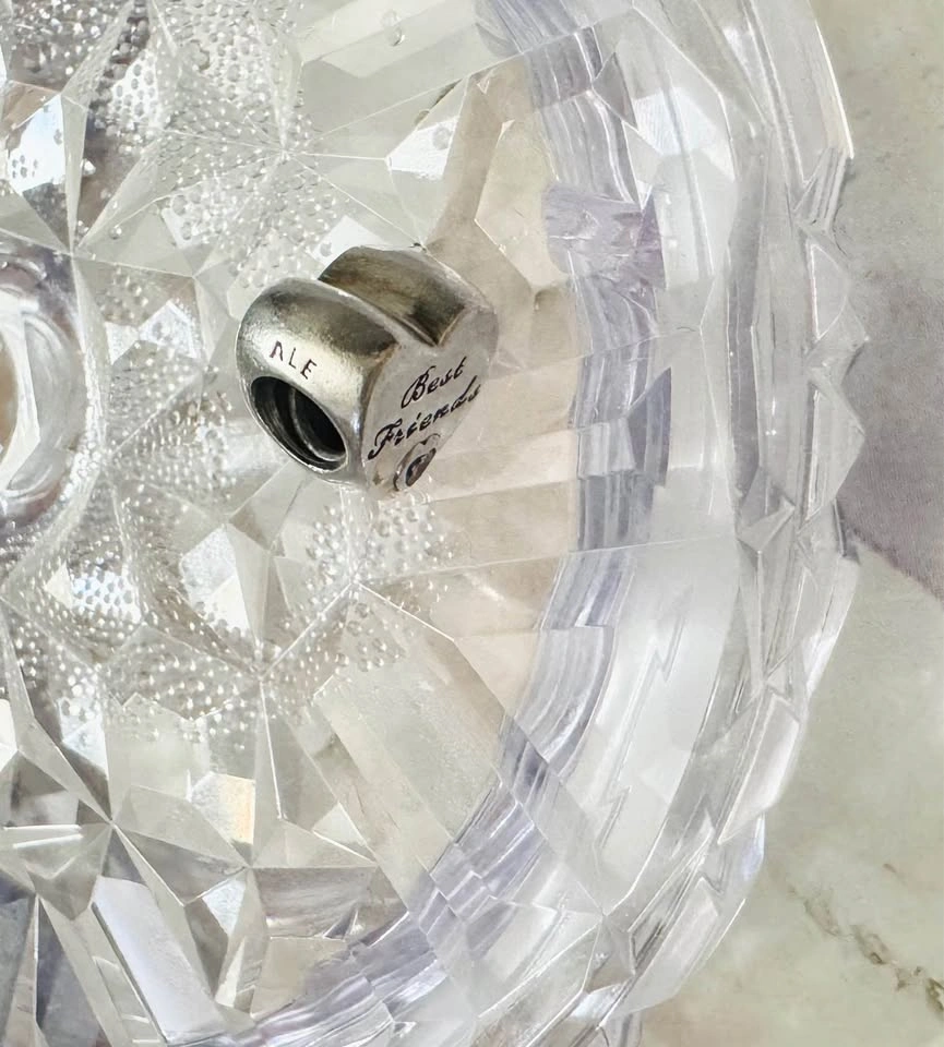 Authentic Pandora Best Friends Heart, Clear CZ - photo 2