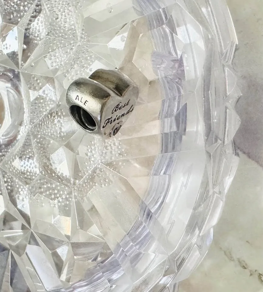 Authentic Pandora Best Friends Heart, Clear CZ - photo 2