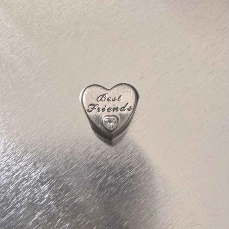 Authentic Pandora Best Friends Heart, Clear CZ - photo 4