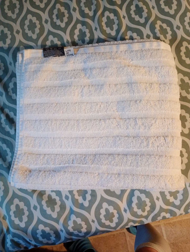 new bath towel