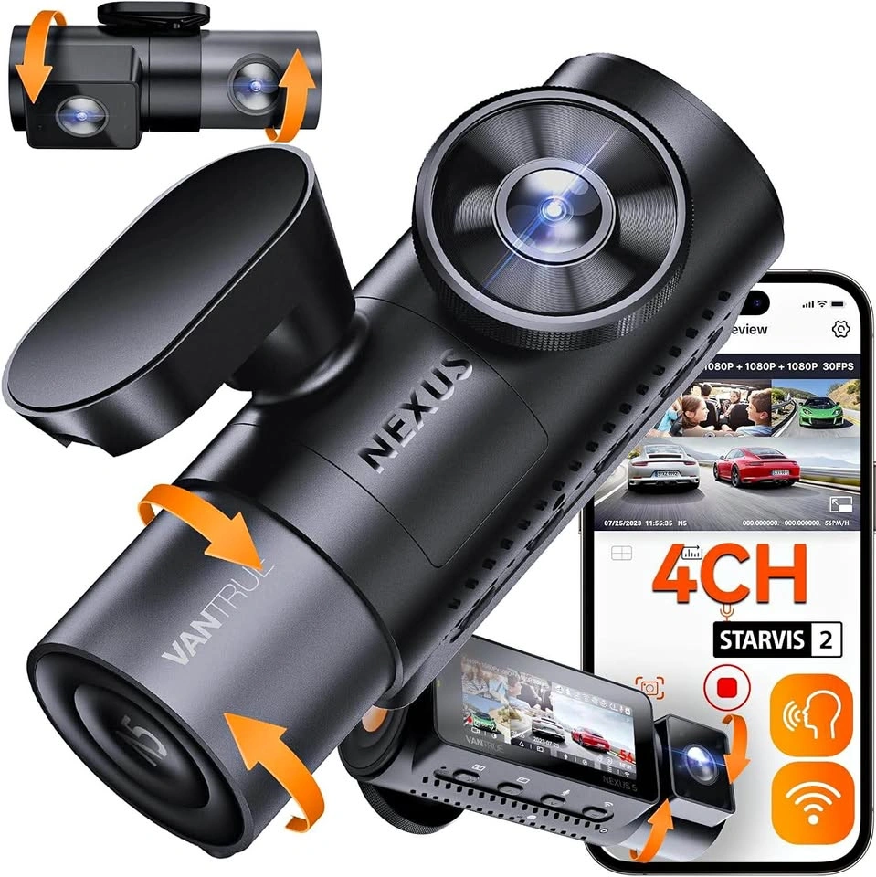 Vantrue N5 - 4-Channel 360° Dash Cam Brand New