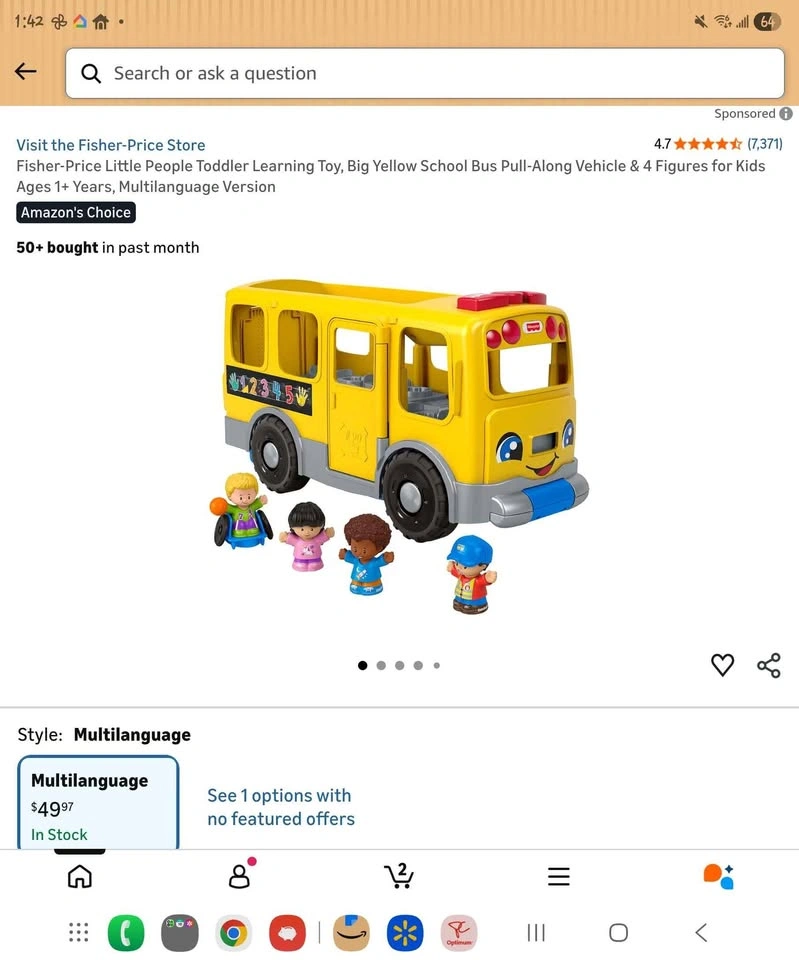 Fisher-Price Little People School Bus - photo 2