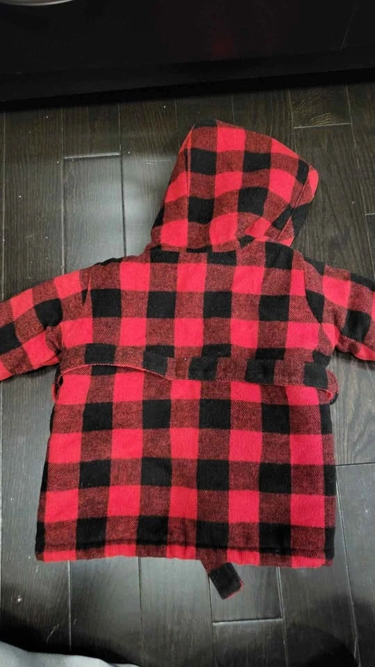 Indigo Baby Cabin Cozy Baby Bath Robe 0-12 Months - photo 3