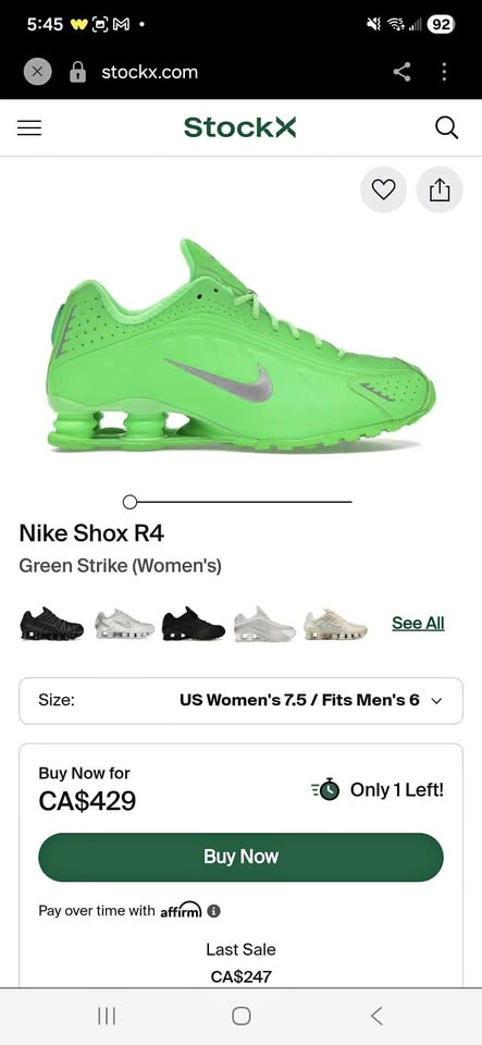 Nike Shox Adidas Sneakers Shoes New