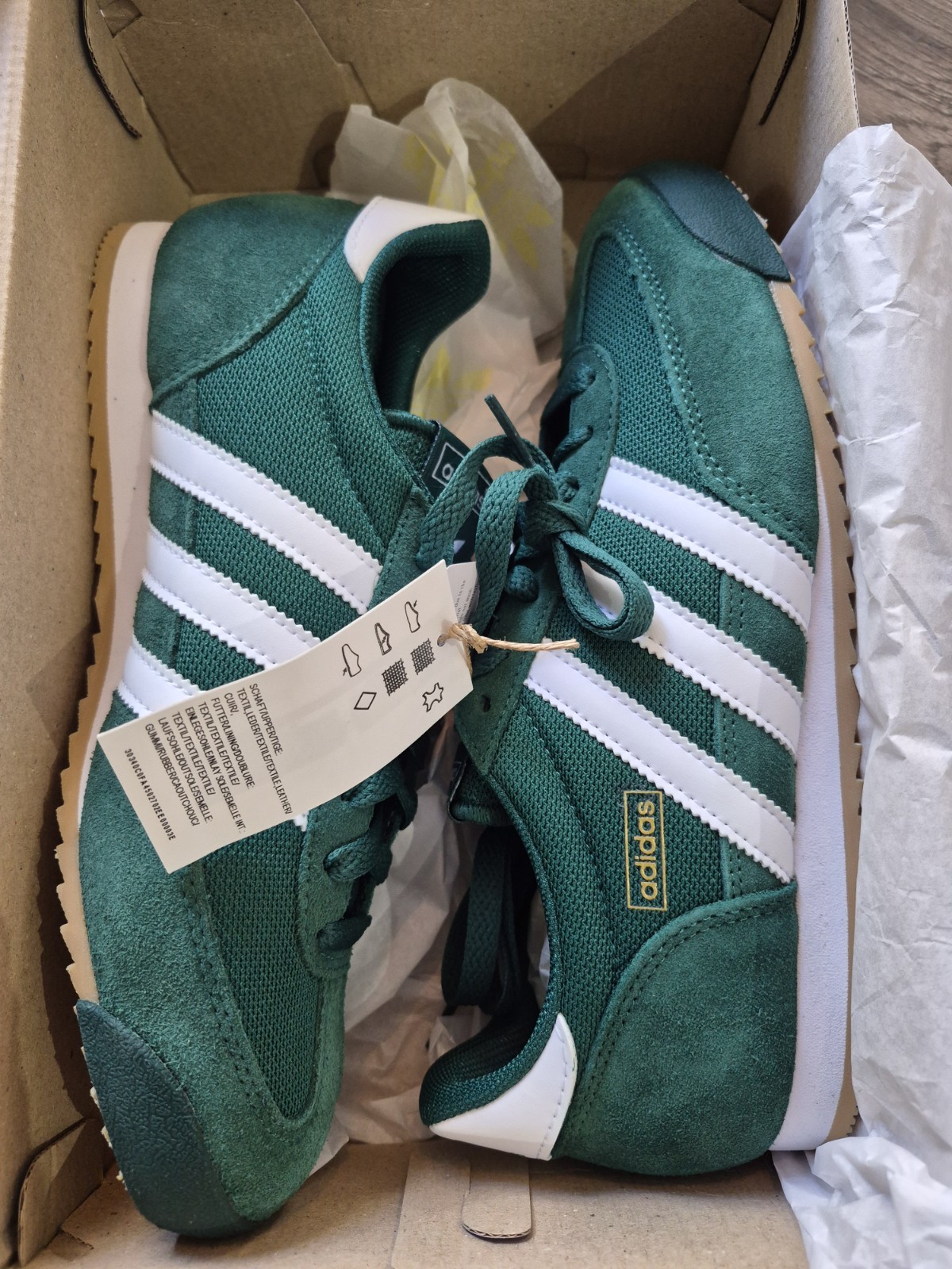 adidas shoes men Green Runner Sz 7.5M - photo 4