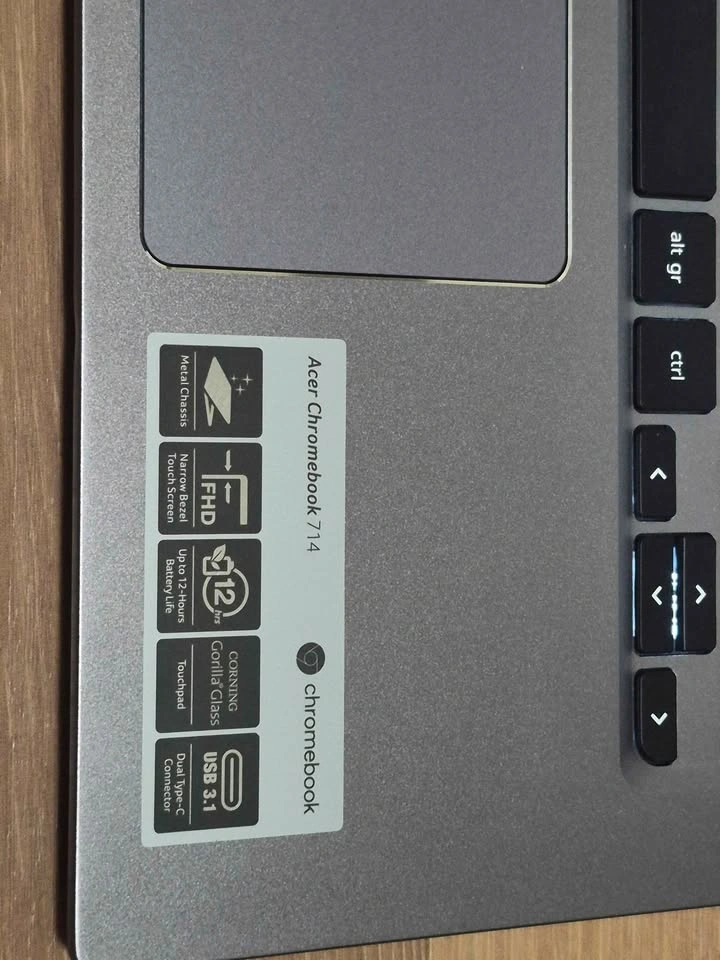 Acer Chromebook 714-TOUCHSCREEN - photo 4