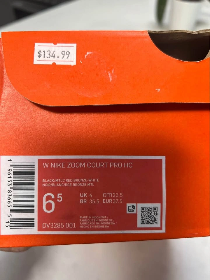 Women’s Nike Zoom Court Pro HC Tennis / pickleball shoes size 6. - photo 4