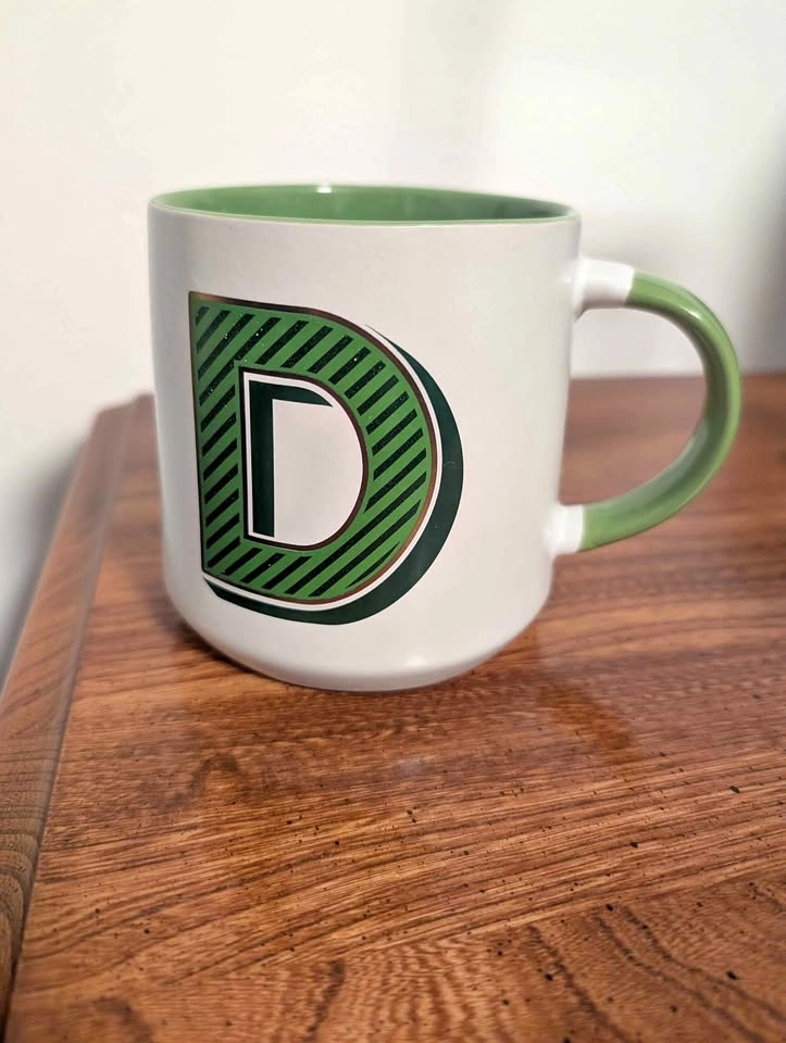 Letter D mug - new