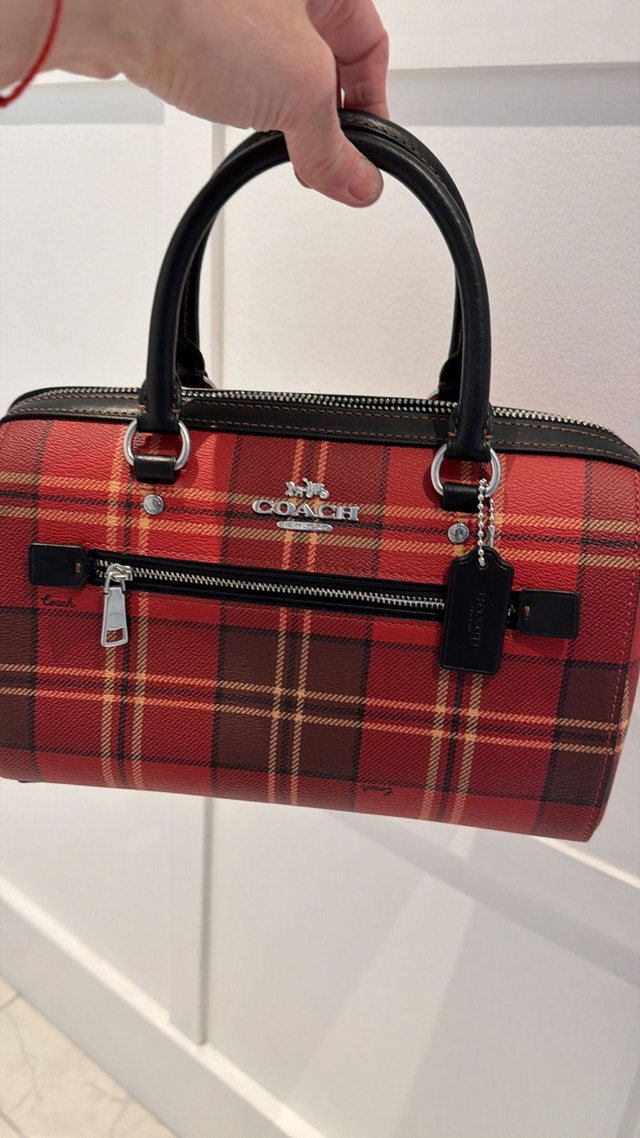 Coach Rowan Tartan Pattern
