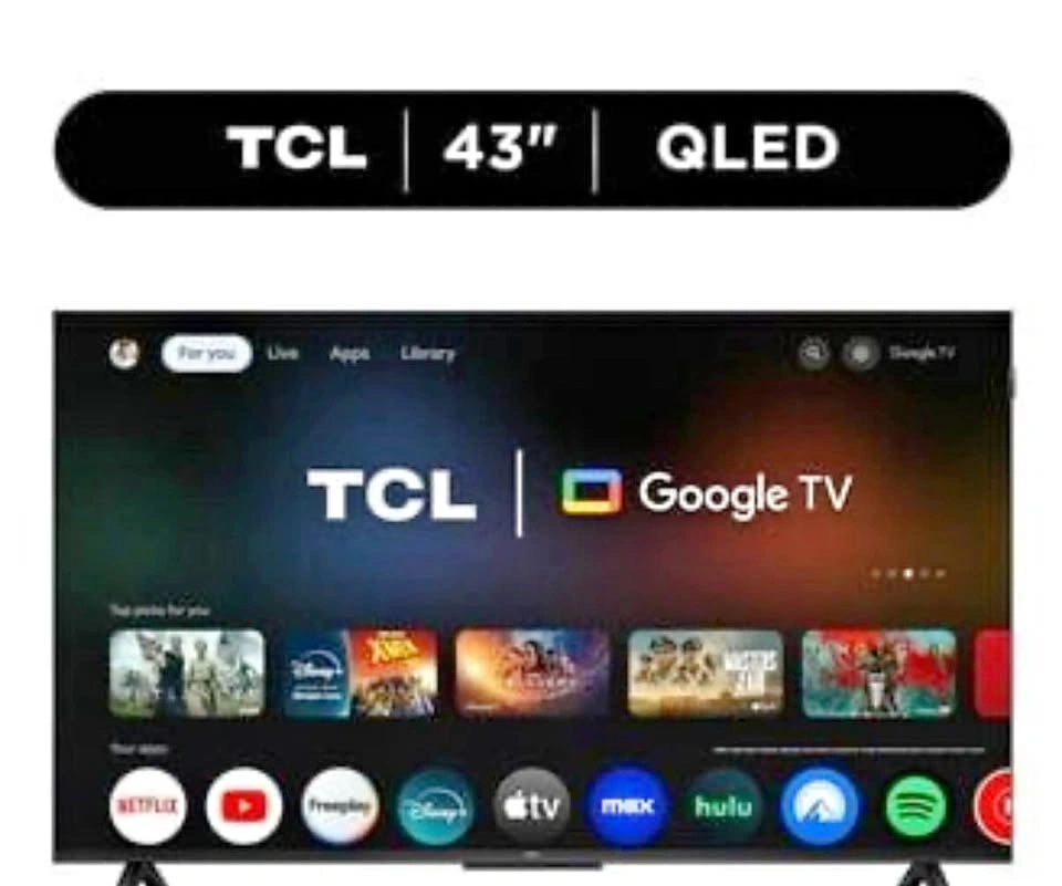 TCL 43" Class Q6-Series 4K UHD HDR QLED Smart Google TV
